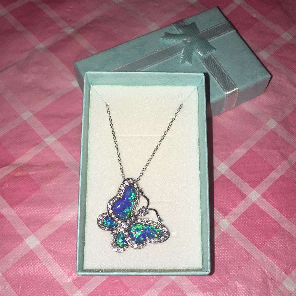 🎈SALE🎈☘️#61.”OPAL🦋BUTTERFLY”☘️